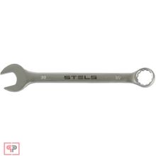 Stels Ключ комбинированный, 30 мм, CrV, матовый хром Stels