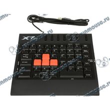Клавиатура A4Tech "X7 G100", 62кн., водостойкая, черный (USB) (ret) [87829]