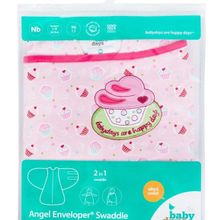 Нева Бэби Angel Enveloper Swaddle Пирожное розовый