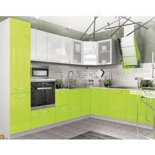 Кухня Капля угловая с пеналом 1650х2850 (модульная)