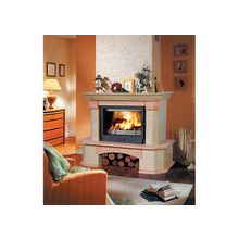 Пристенная облицовка (камин)  Bella Italia Alezio (Белла Италия Алезио, каминокомплект с топкой)