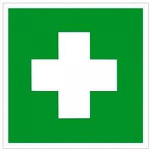 Знак безопасности NPU-1818.EC01 Аптечка первой медицинской помощи |  код. a11095 |  белый Свет