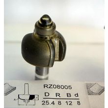 Фреза WPW RZ08005 полугалтель R8 D25,4 B12 подшипник хвостовик 8