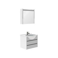 Aquanet Мебель для ванной Лайн 60 (белый) - Зеркало Лайн 60 камерино со светильником