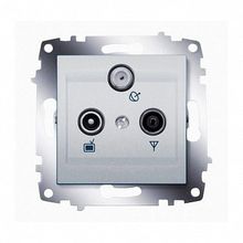 Розетка TV-FM-SAT COSMO, оконечная, алюминий |  код. 619-011000-234 |  ABB