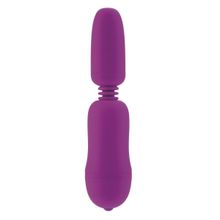 California Exotic Novelties Фиолетовый вибростимулятор с функцией нагрева WARM N GLOW MASSAGER (фиолетовый)