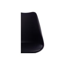 Tetchair Стул барный TULIP BAR (mod. C1014H), черный 3010 натуральный