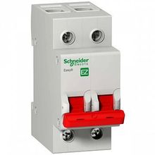 Выключатель нагрузки EASY9 (мод. рубильник) 2П 63А 400В =S= | код. EZ9S16263 | Schneider Electric