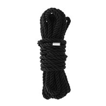 Черная веревка для шибари DELUXE BONDAGE ROPE - 5 м. (222513)