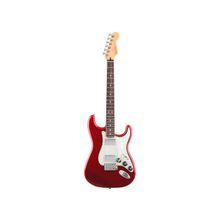 Fender Stratocaster Blacktop HH RW CAR электрогитара, цвет красный