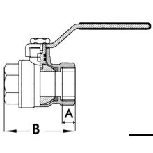 Osculati Ball valve chromed brass 11 2, 17.228.06