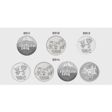 Коллекция 25-рублёвых монет "Олимпиада Сочи 2014"