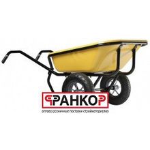 Тачка двухколесная Haemmerlin Expert Twin 150 MP GRR (150л.250 кг.крашеная, надувное колесо) 306050701