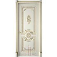  Interne doors "монако" (дг) слоновая кость патина золото