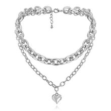 Многослойное колье "Сердце" (арт. 83089-1)