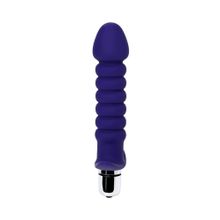Фиолетовый анальный вибратор Condal - 14 см. Фиолетовый