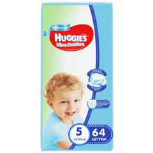 Huggies Ultra Comfort 5 (12-22 кг) для мальчиков 64 шт