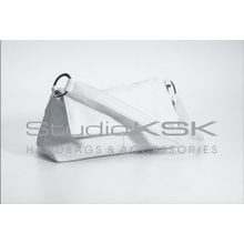 Studio KSK Белая изящная сумка женская классической формы 4382