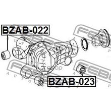 Сайлентблок Подушки Дифференциала Febest арт. BZAB022