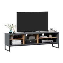 Алмаз. Любимый дом Лофт Тумба ТВ (Дуб Вотан Оникс Серый)