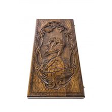 Нарды резные "Борьба с тигром", Mkhitaryan