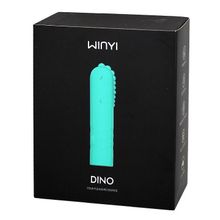 Winyi Зеленый мини-вибратор Dino - 10,9 см. (зеленый)