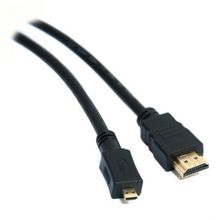 Кабель HDMI micro - HDMI 19M micro D, 1.8 м, пакет, Dialog (HC-A1218)