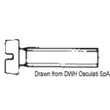 Osculati Mechanical screw head w slot 5x60 AISI 316 316.84 5X60, A4-84-05X060