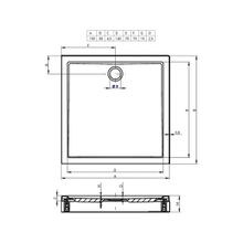 Душевой поддон Riho Davos 245 (DA7900500000000) 150x80