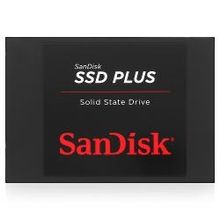 жесткий диск SSD 240ГБ, 2.5, SATA III, SanDisk Plus, SDSSDA-240G-G26