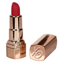 Золотистый вибратор-помада с красным мягким кончиком Hide   Play Rechargeable Lipstick (золотистый)