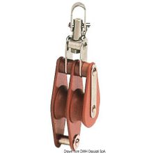 Osculati Tufnol HYE block 2 pulleys 8x30mm TWH, 55.009.00