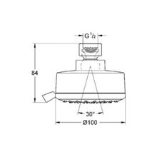 Верхний душ Grohe Tempesta Cosmopolitan (27591000) (100 мм)