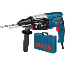 Перфоратор Бош GBH 2-28 L-Case 0.611.267.500, Перфоратор SDS+, номинал. мощность 880 Вт, 3-х режимный, энергия удара 3,2 Дж, кол-во оборотов 0-900 мин, кол-во ударов 0-4000 мин, диаметр сверления 4-28 мм, вес 2,9 кг. Новый чемодан L-Case с возможностью фи