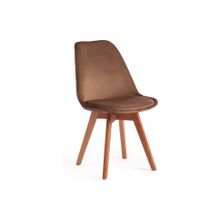 Tetchair Стул TULIP SOFT (mod. 74), коричневый (HLR11) натуральный