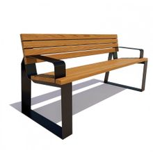 Скамейка уличная «ПОДОЛЬСК» (1,5м)