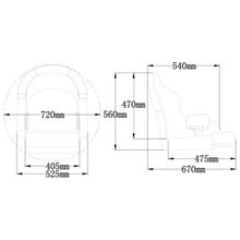 Marinvent Кресло судовое из винила Marinvent MI-SD52 181152-7004 670 x 525 x 560 мм