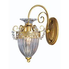 Бра декоративное хрустальное SCHELENBERG матовая латунь E14 1*40W A4410AP-1SR