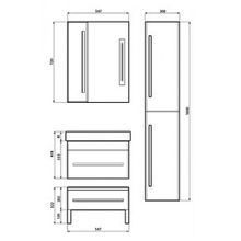 Мебель для ванной ASB-Mebel Квадро 60 белый