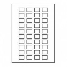 ЛИСТЫ С 40 МАРКИРОВКАМИ D22 18 X 27 MM | код. ZBY5100 | Schneider Electric