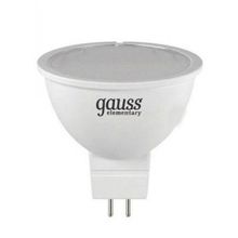 Gauss Лампа светодиодная Gauss GU5.3 11W 4100K матовая 13521 ID - 235877