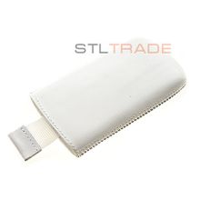 Чехол с язычком (SOFT) Samsung S3650 белый