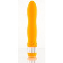 Sexus Оранжевый водонепроницаемый вибратор - 21,5 см.