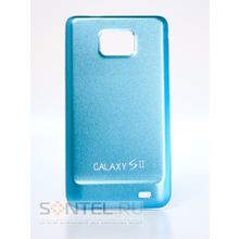 Накладка CJD алюминиевая для Samsung i9100 голубая