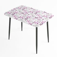 Стол обеденный Титан с фотопечатью на металлических ножках