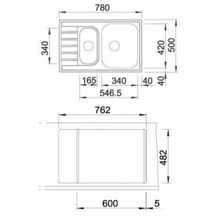 Blanco LIVIT 6 S Compact нерж. сталь полированная