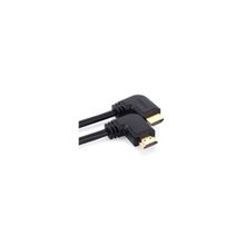 кабель HDMI-HDMI 19M 19M 1.8 метра, V1.4, VCOM, угловой CG513T