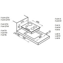 Ardesia Варочная поверхность Ardesia F 64 GTX