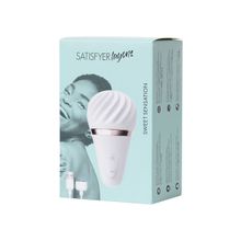 Белый вибромассажер Satisfyer Little Wand