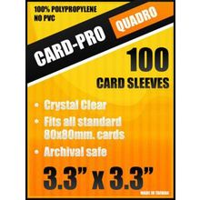 Протекторы Card-Pro для карт Quadro (82 х 82 мм)